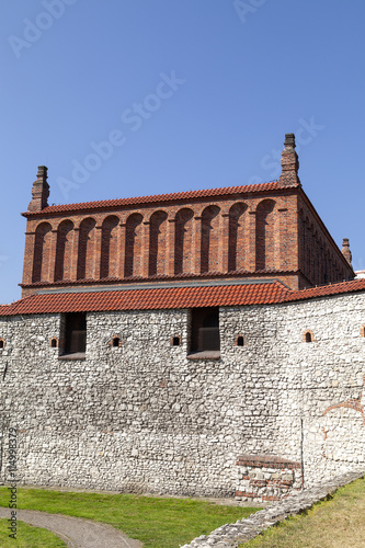 Old synagogue in jewish district of Krakow - Kazimierz , Poland photo