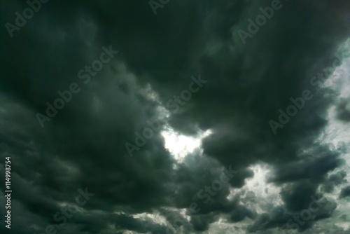 Background of storm clouds before a thunder-storm