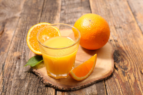 Canvas Print orange juice