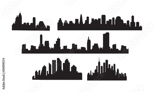 city lines vector 