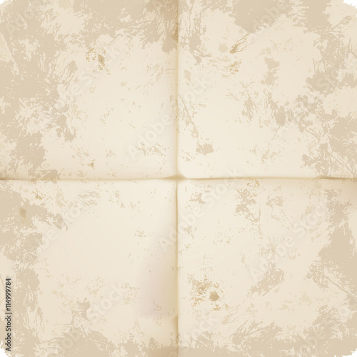 Vector Old folded paper