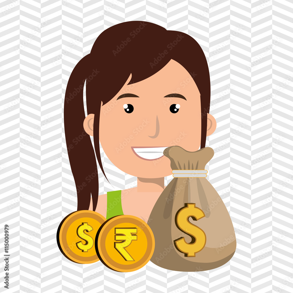 person with dollar and pound sterling isolated icon design, vector illustration graphic person with dollar and pound sterling isolated icon design, vector illustration graphic