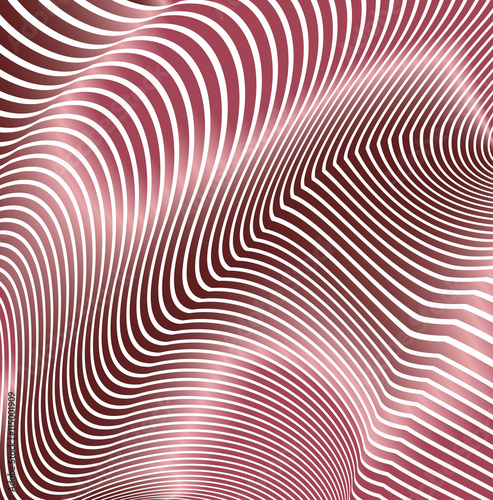 Abstract curved lines in the form of waves. Modern background. Relief color zigzags.