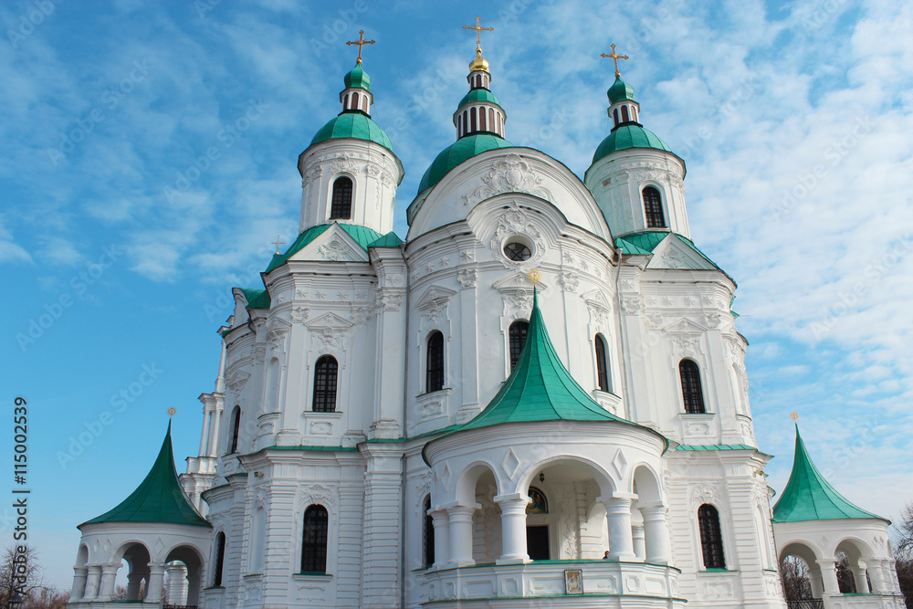 Spaso-Preobrazhenska church in Kozelets in Ukraine