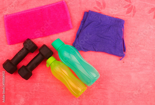 Gym Gear, gym clothes and sports wear kit for working out