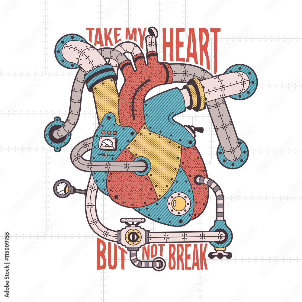 Obraz premium mechanical heart