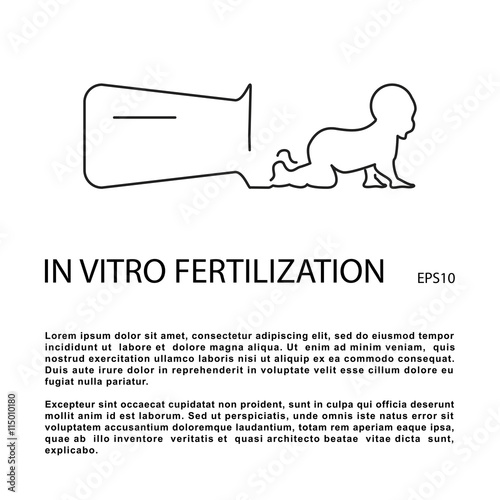 Icon of in vitro fertilization