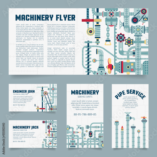 Steampunk business card