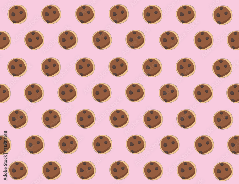 pastel cookie cartoon background vector EPS10 pastel cookie cartoon background vector EPS10