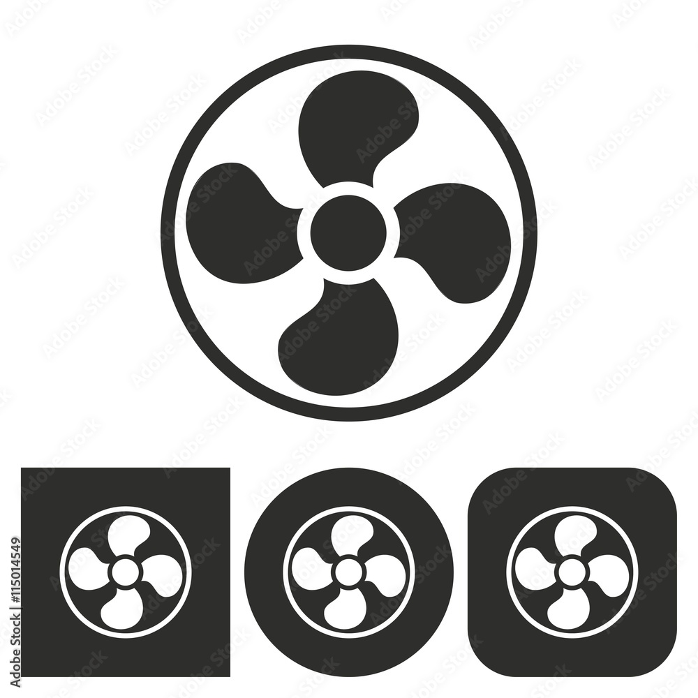 Fan - vector icon. Fan - vector icon.
