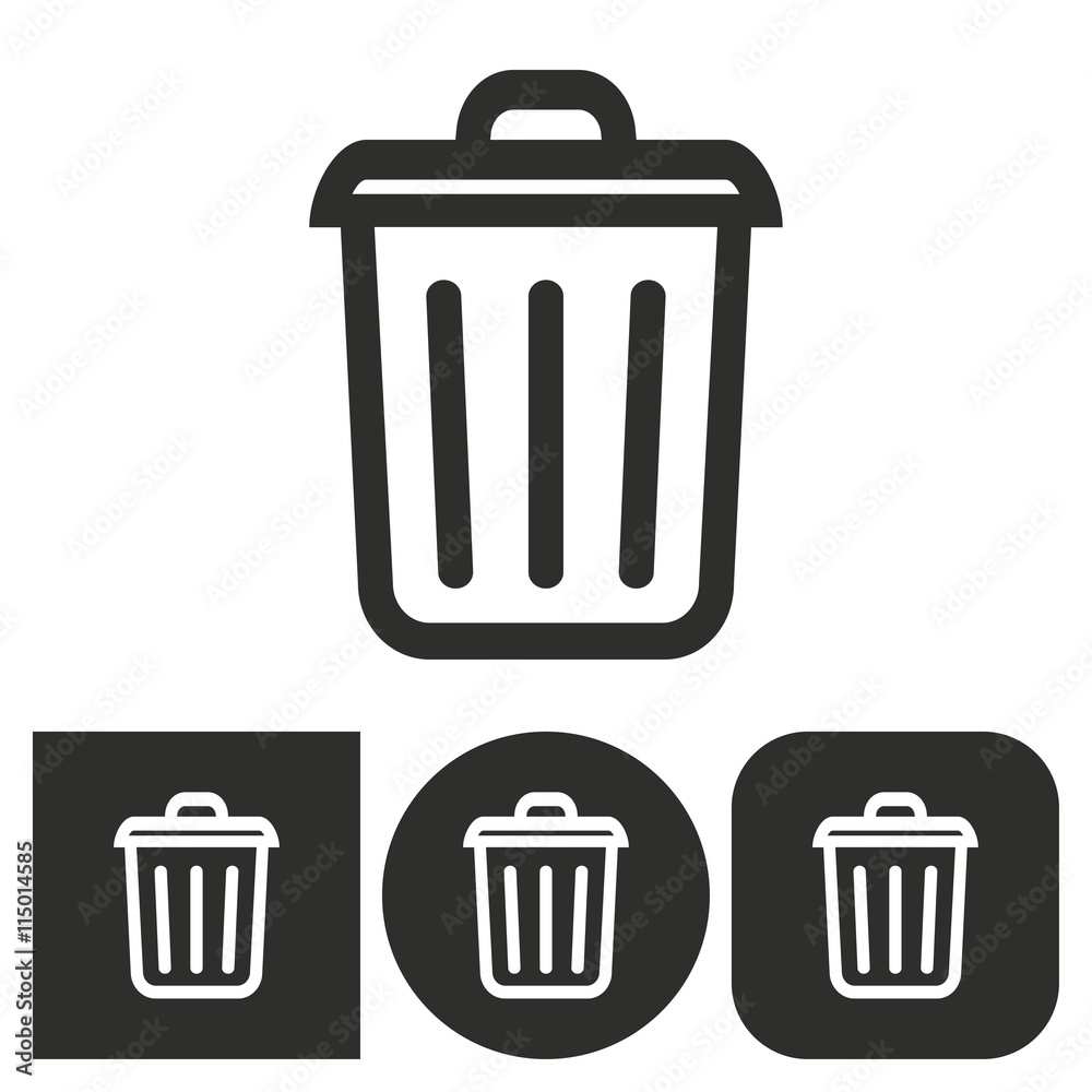 Bin - vector icon.
