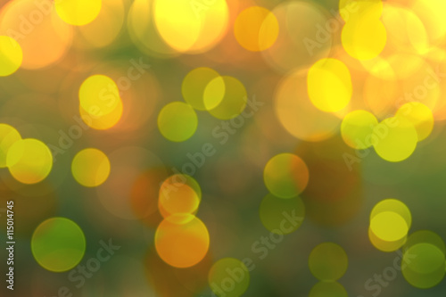 the Abstract blur golden bokeh lighting for background