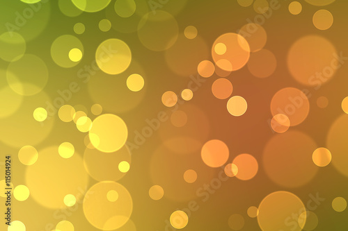 the Abstract blur golden bokeh lighting for background


