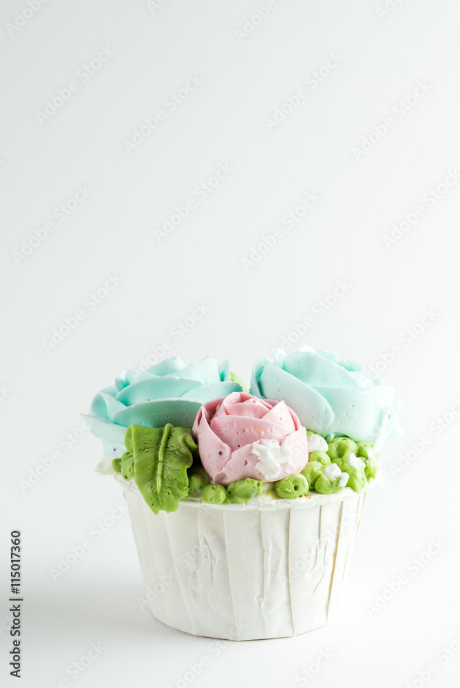 Cupcake on white background Cupcake on white background
