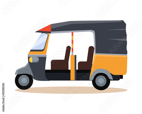 Asian Taxi Icon.