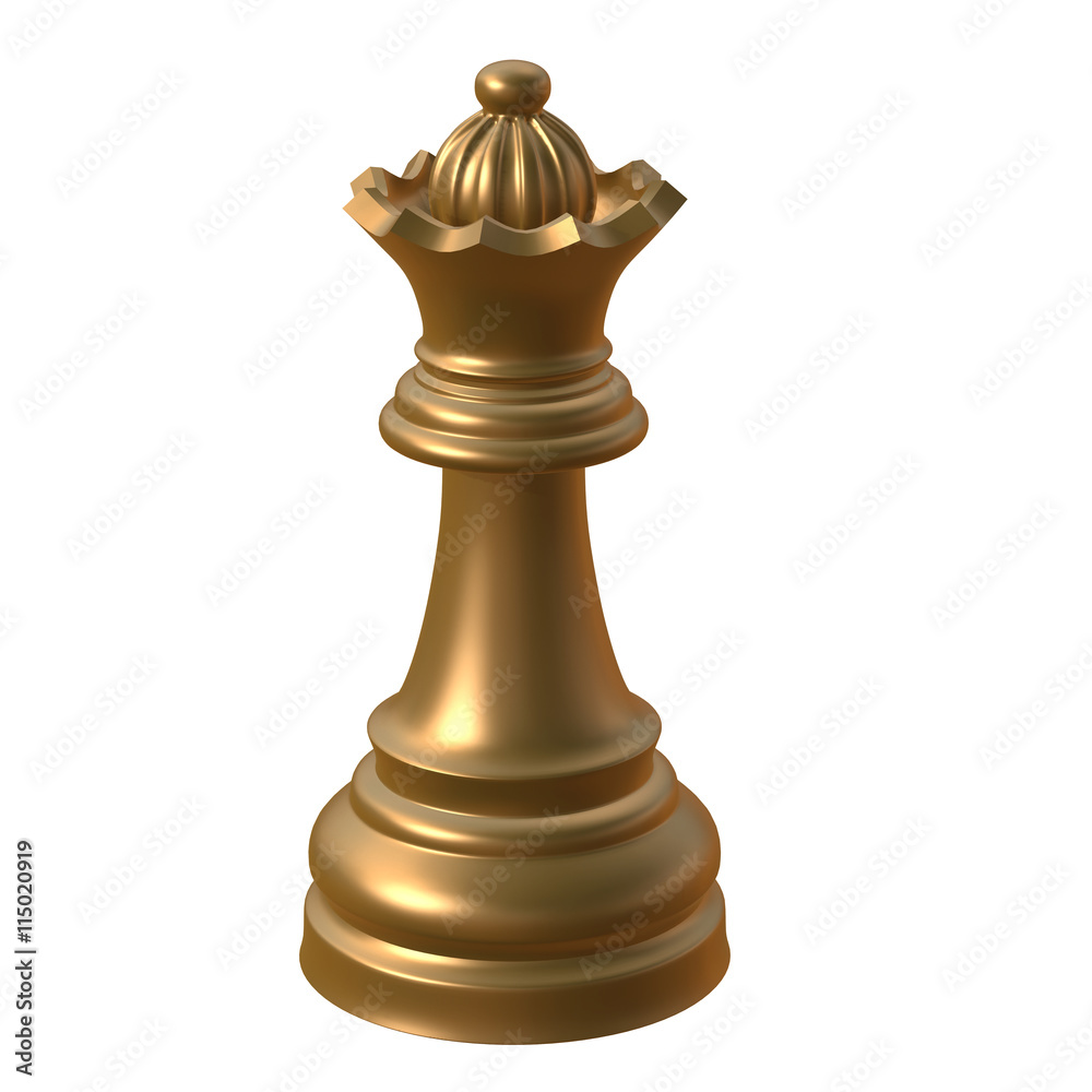 isolated chess figurine 3d illustration isolated chess figurine 3d illustration