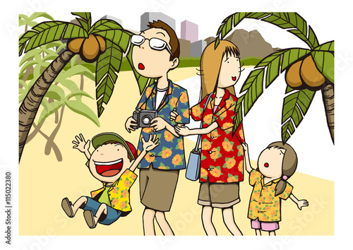 〝初めての海外旅行〟のイメージイラスト