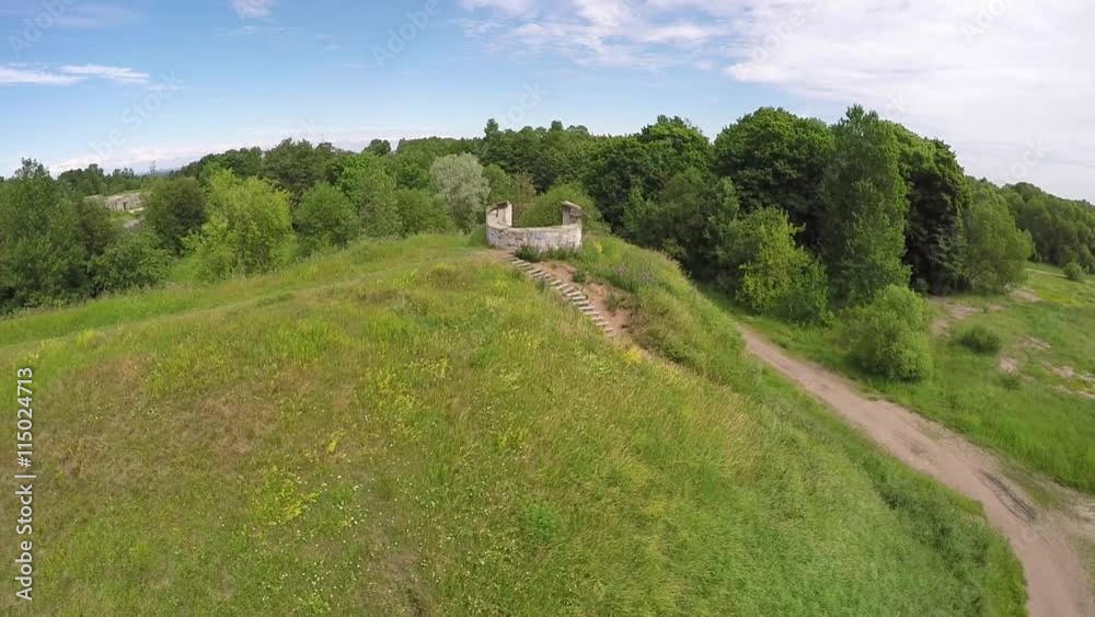 Old fortifications from the height of bird flight Old fortifications from the height of bird flight