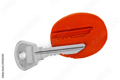 Key impression - security concept