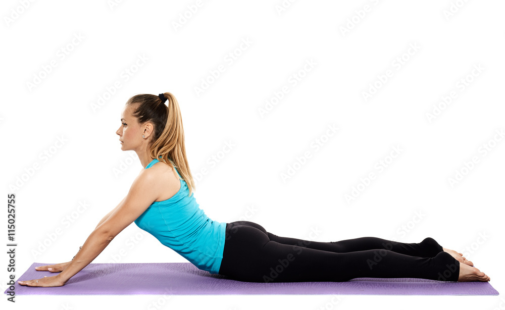 Woman yoga teacher Woman yoga teacher