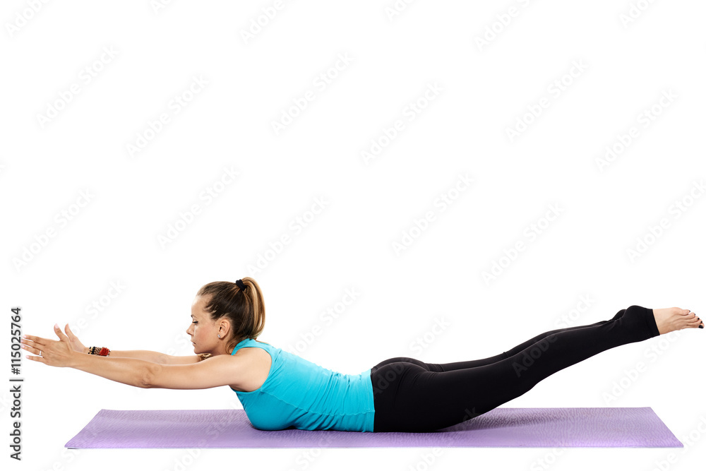 Woman yoga teacher Woman yoga teacher