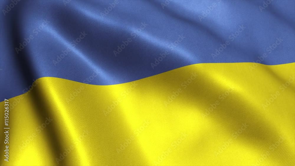Ukraine Flag. Seamless Looping Animation. 4K High Definition Video Ukraine Flag. Seamless Looping Animation. 4K High Definition Video