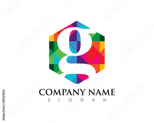 Free Download G Letter Hexagon Logo - GFXLoad