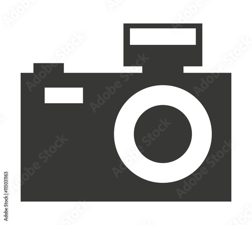 camera photographic isolated icon design