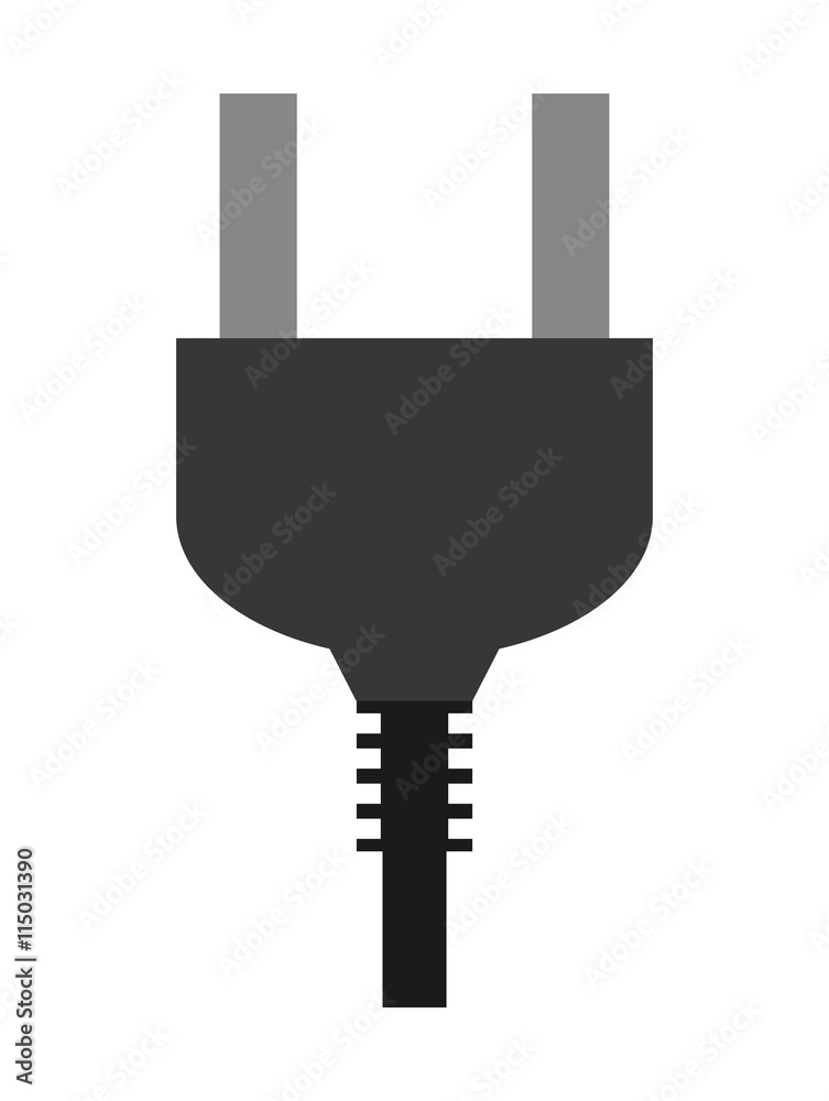 electric connector isolated icon design electric connector isolated icon design