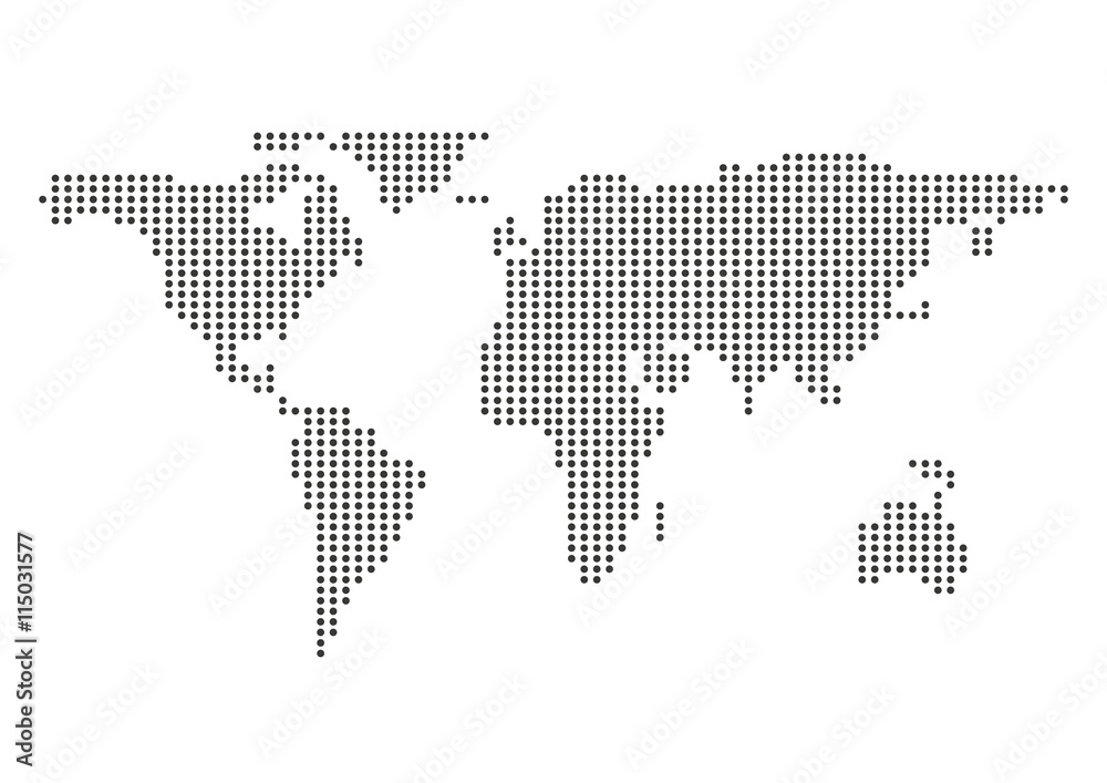 Fototapeta premium earth map isolated icon design