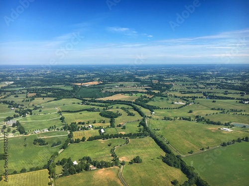 flying into Lexington, Kentucky