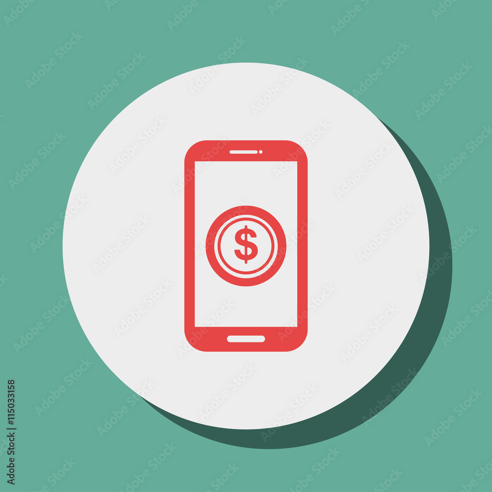 money online from smart phone isolated icon design, vector illustration graphic money online from smart phone isolated icon design, vector illustration graphic