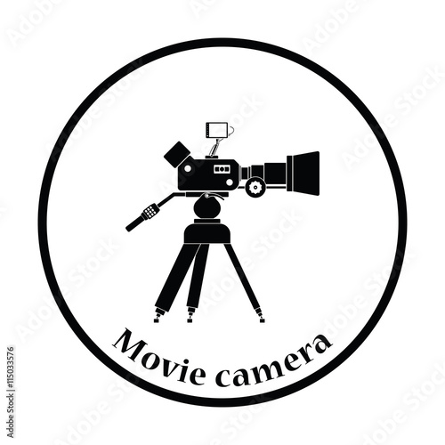 Movie camera icon