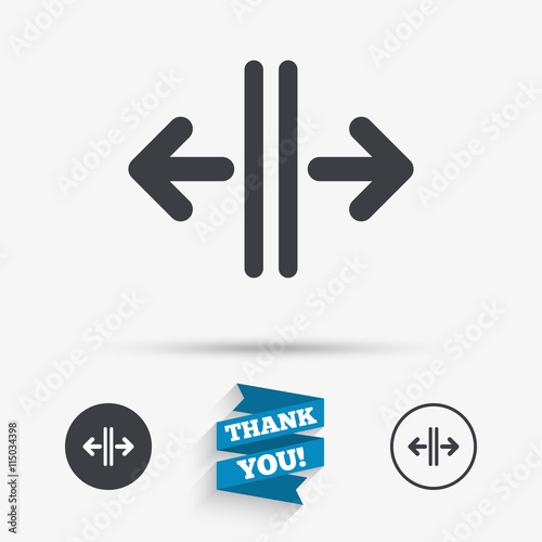 Open the door sign icon. Control in the elevator