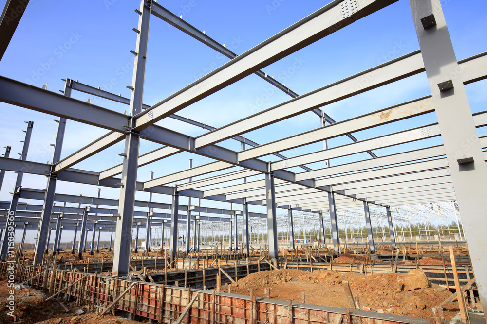 Steel frame structure