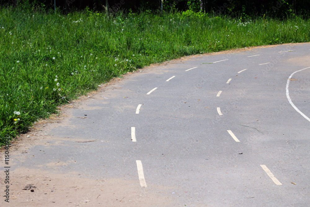 Obraz premium Road marking, arrow signs