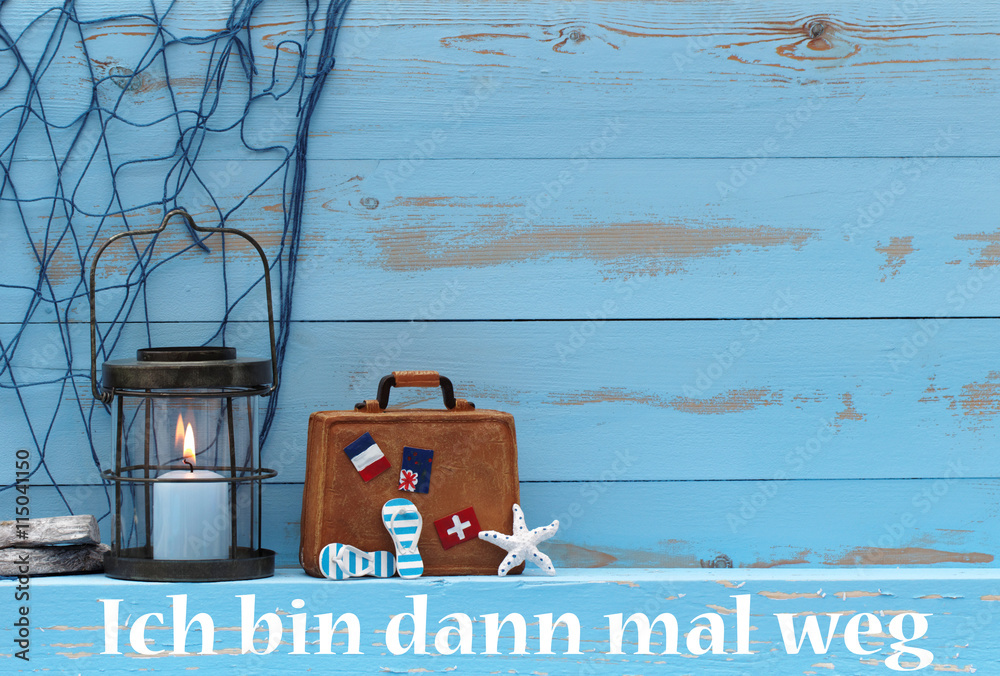 Ich Bin Dann Mal Weg Bilder Lustig Ich bin dann mal weg Stock-Foto | Adobe Stock