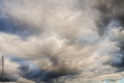 The blue sky with clouds © vladimirnenezic