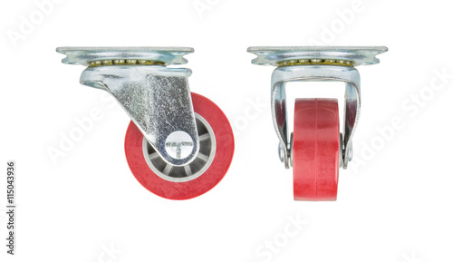 Industrial urethane on plastic core wheel