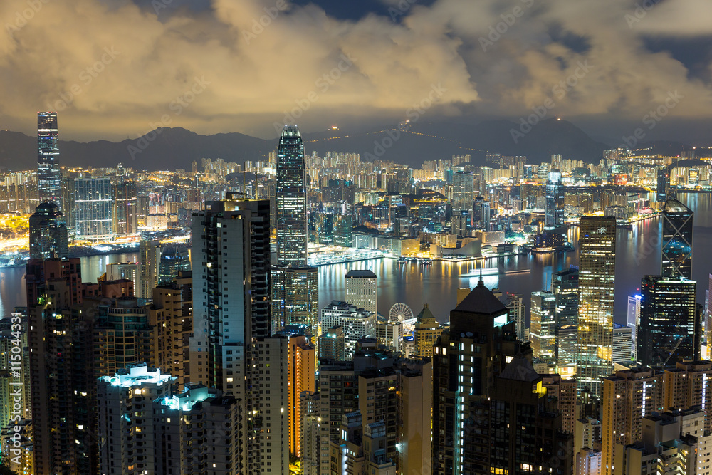 Hong Kong from Victoria peak