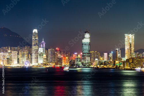 Fototapeta Naklejka Na Ścianę i Meble -  Hong Kong city night