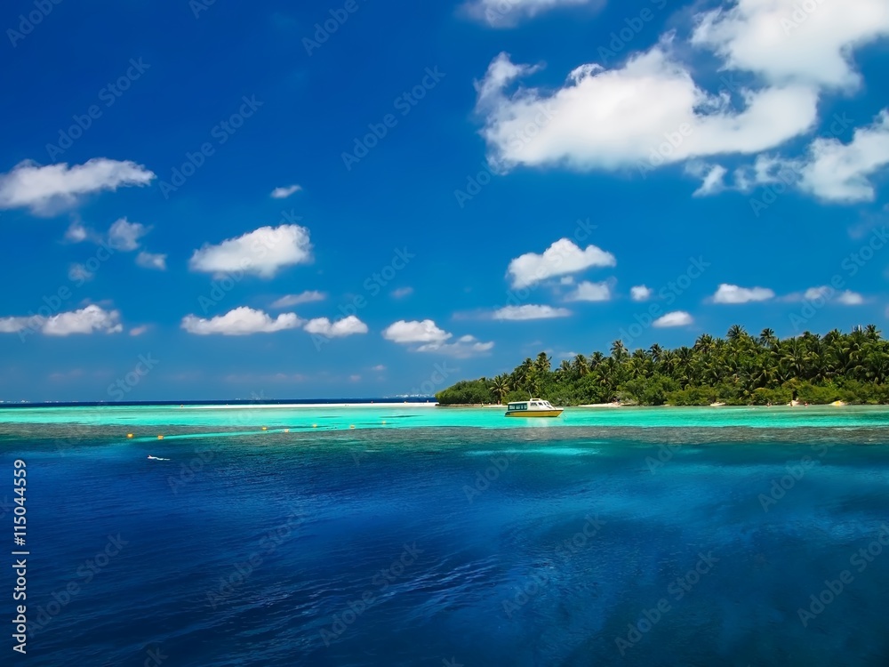 Malediven Insel