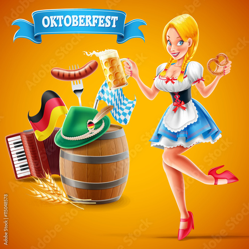 girl with beer