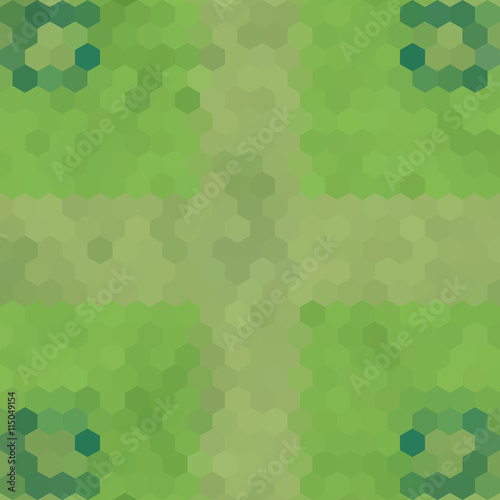 Kaleidoscopic low poly hexagon style vector mosaic background