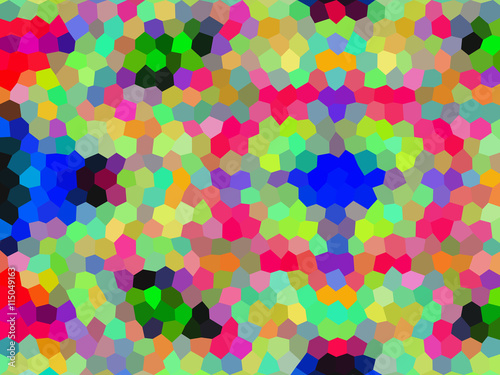 Pattern low poly hexagon style vector mosaic background