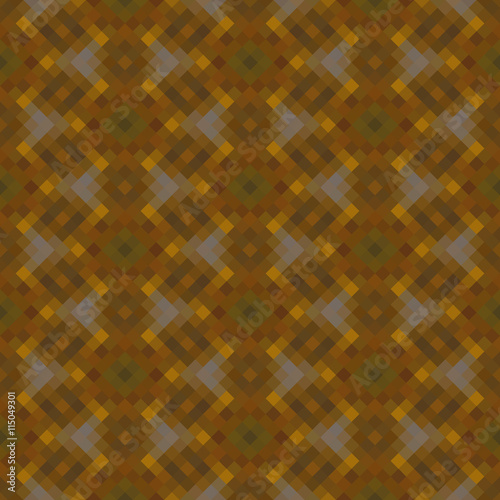 Kaleidoscopic low poly rhomb style vector mosaic background