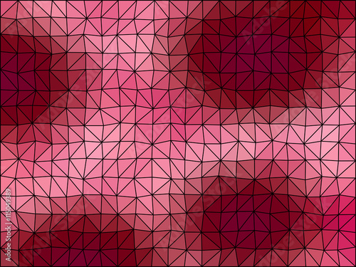 Gradient low poly triangle style vector mosaic background