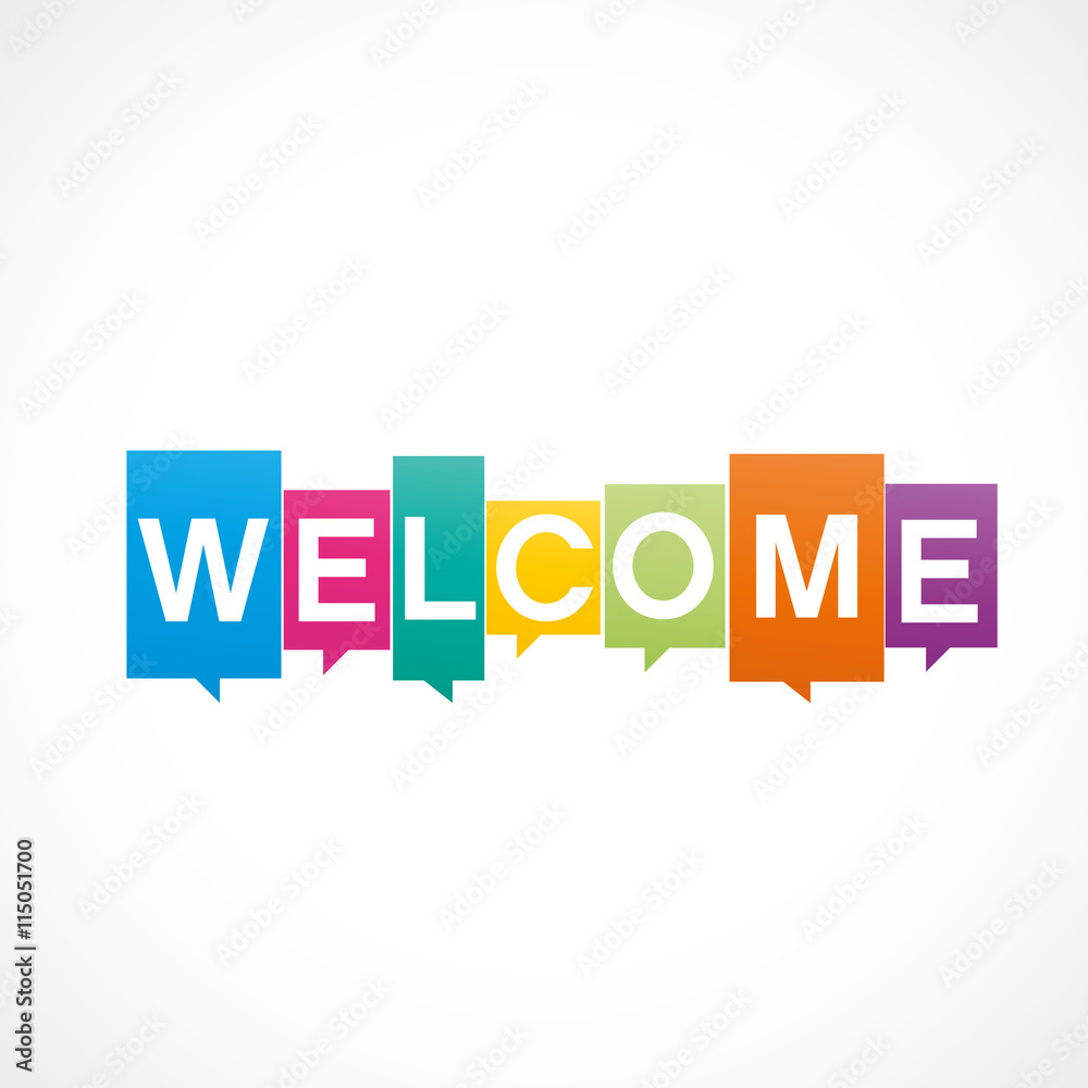 Fototapeta premium welcome