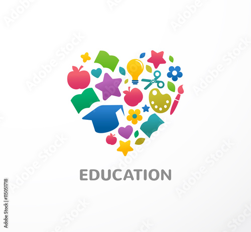 Education, learning, student and school icon