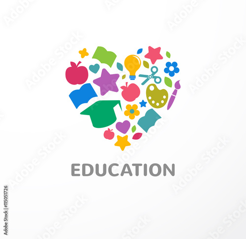 Education, learning, student and school icon